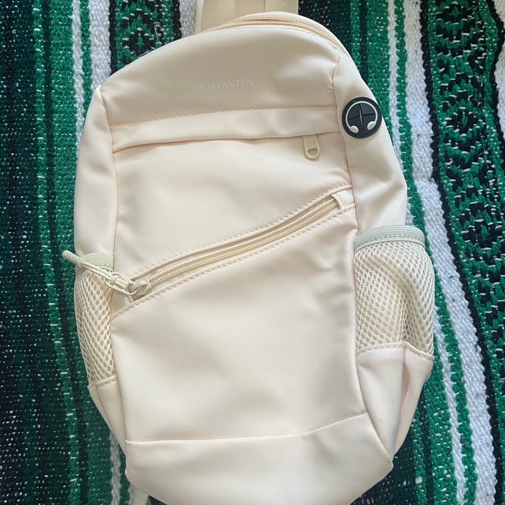 Bostanten travel crossbody sling bag.Cream Women's Bag